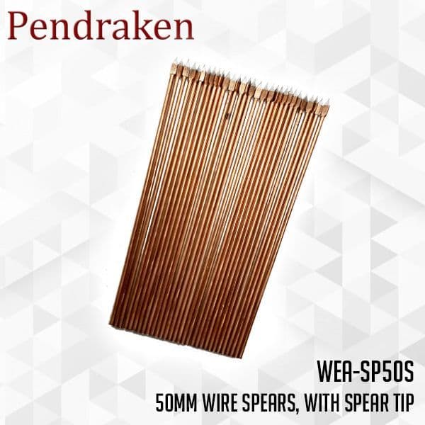 50mm Wire Spears - spear tip (x30)