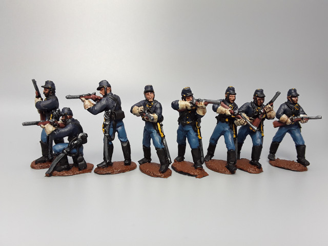 US dismounted cavalry, skirmishing, summer