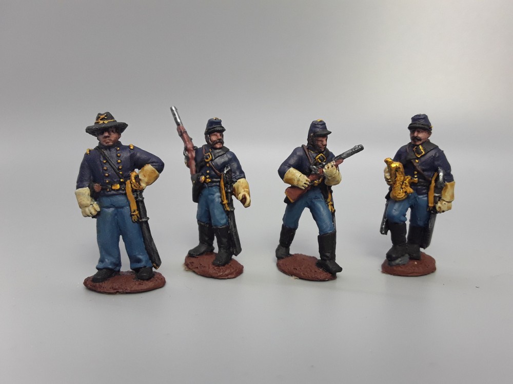 28mm US dismounted cavalry command, summer