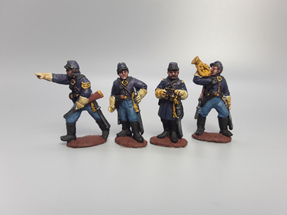 28mm US dismounted cavalry command, summer