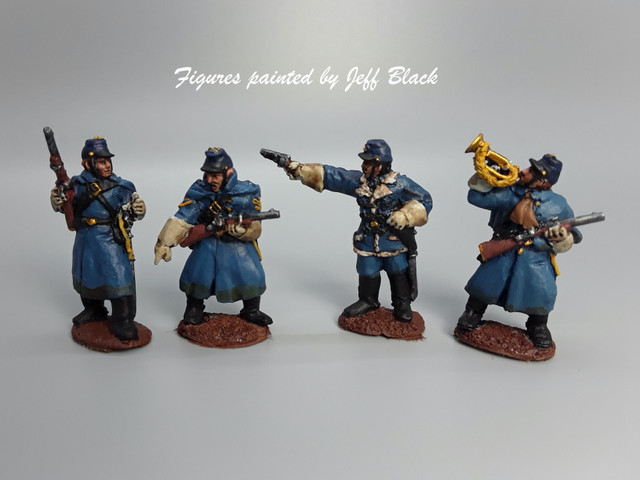 28mm US dismounted cavalry command, greatcoats