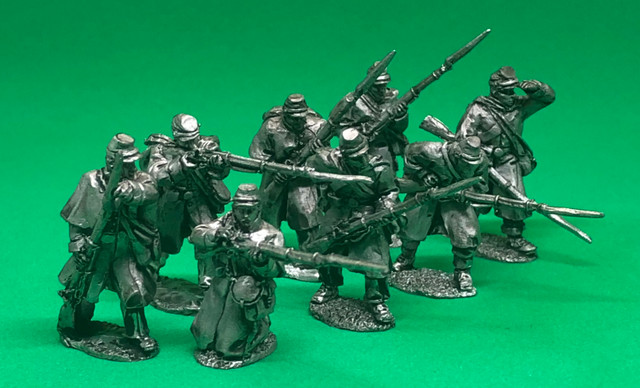 US Infantry, greatcoats, skirmishing, pack B