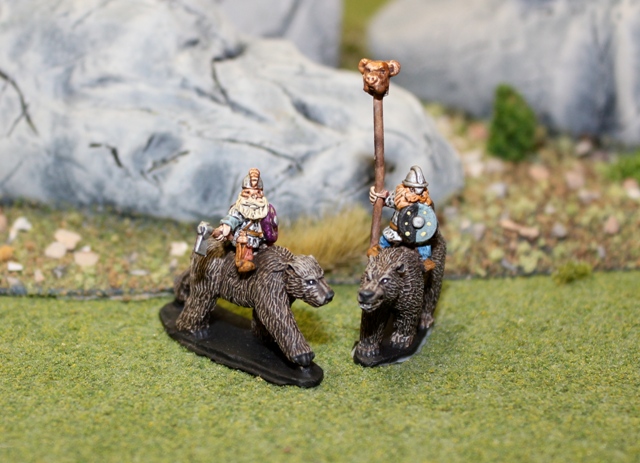 Dwarf Cavalry Command on Bears