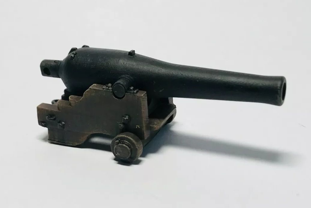 9 Inch Dahlgren Cannon ACW on Carriage (1/56) 28mm scale