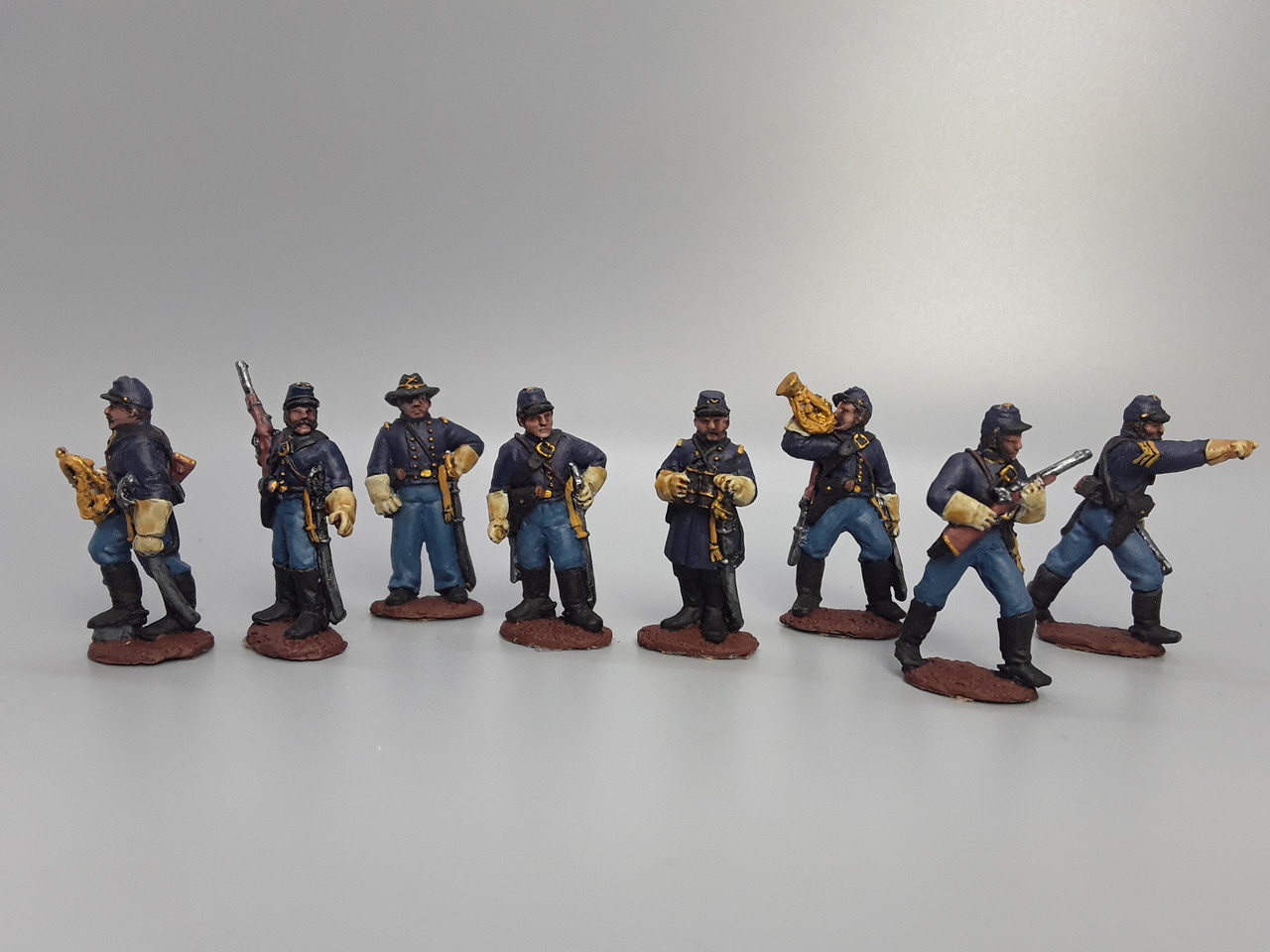 28mm US dismounted cavalry command, summer