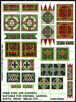 Dark Age Banners suitable for Vikings, Saxons, Scots, Irish, Welsh etc