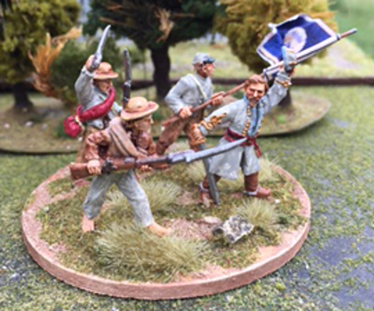 28mm Cleburne at Franklin Vignette