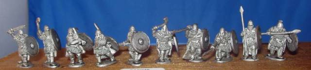 Early Saxon Heavy Infantry w/ Cloaks