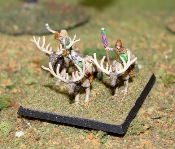 Wood Elf Cavalry Command on Elk